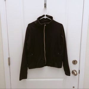 Calia by Carrie Underwood black, long sleeve track jacket size large.